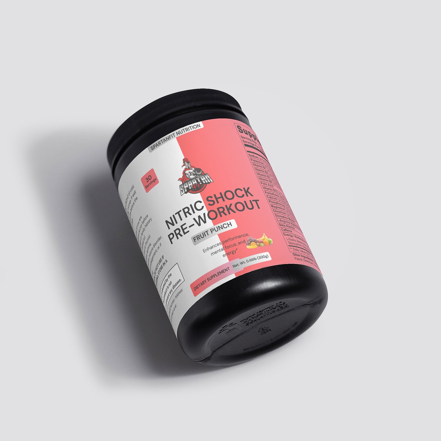 Nitric Shock Pre-Workout Powder (Fruit Punch)